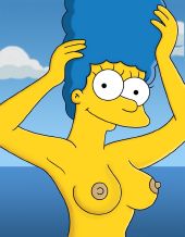 Nahá Marge Simpsonova. Fotka - 47